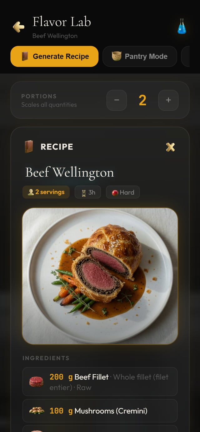 Flavor Lab — Beef Wellington